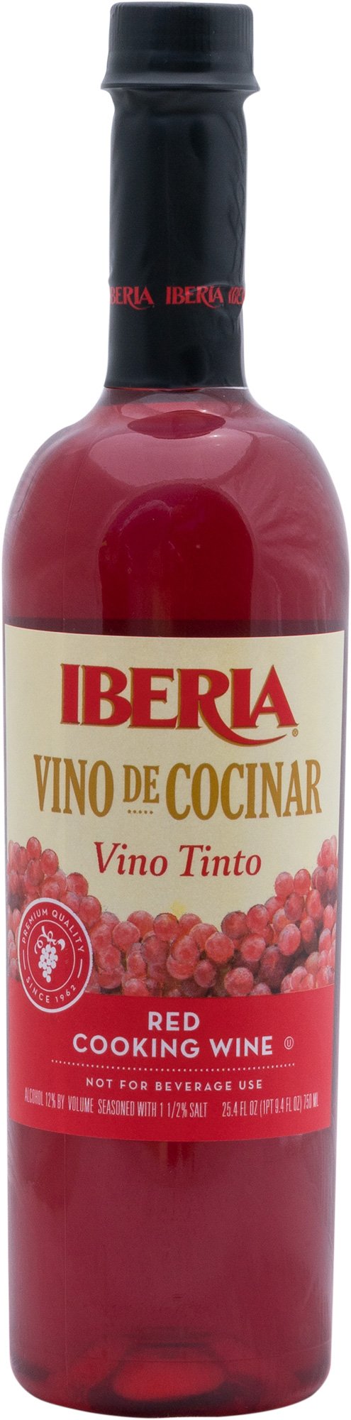 Product image of Iberia Red Cooking Wine Exclusively for Cooking Full-Strength Wine 25.4 fl oz 25.4 fl oz